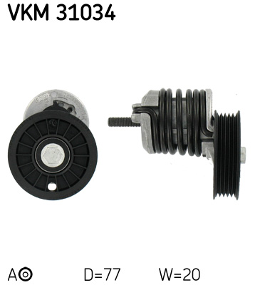 SKF Feszítőkar, hosszbordásszíj VKM31034_SKF